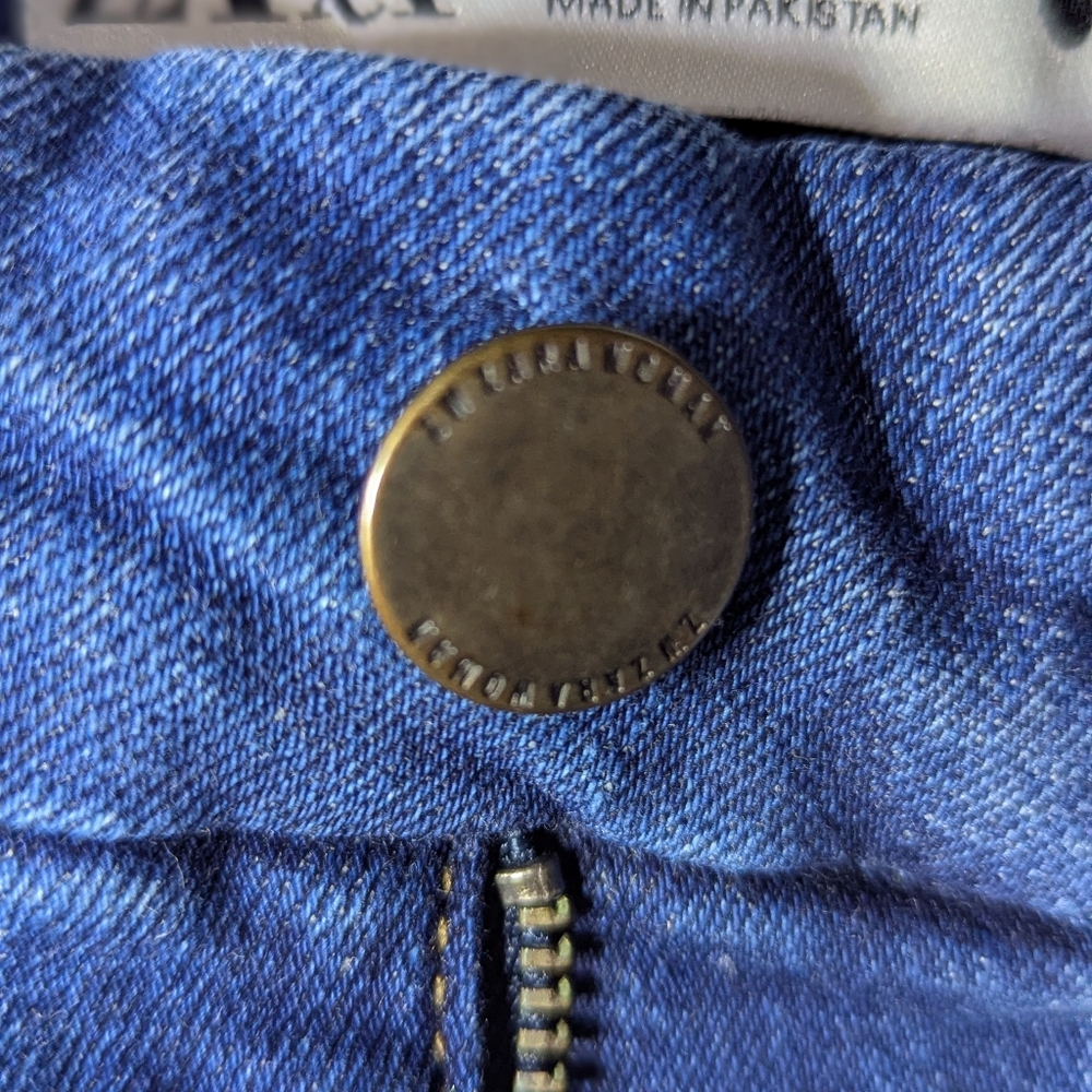 Zara Blue 7223/265 Mid-rise Bootcut Blue Denim Jeans Size 4 US - Picture 4 of 14
